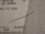 antwoorden proefje op de bon