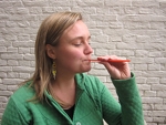 blaas op het rietje