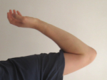 houd je handpalm omhoog
