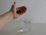 doe tien rozijnen in het glas erbij