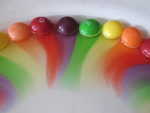 antwoorden proefje skittles in het water